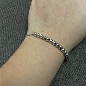 Sterling silver 4mm ball bead bracelet